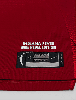 Detail photo of label on jersey