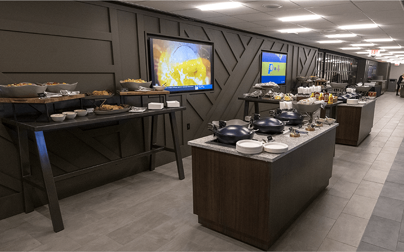 Seating at The Terrace at Gainbridge Fieldhouse